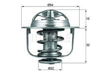 Termostat,lichid racire (TX12089D MAH) OPEL,VAUXHALL