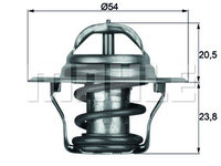 Termostat,lichid racire (TX1487D MAH) AUDI,IRAN KHODRO (IKCO),MITSUBISHI,NISSAN,SEAT,SKODA,VW