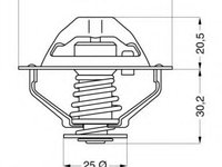 Termostat,lichid racire VOLVO XC90 I (2002 - 2016) WAHLER 4206.90D piesa NOUA