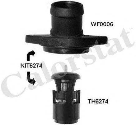 Termostat lichid racire VW CADDY II pick-up 9U7 CALORSTAT by Vernet KIT627487J