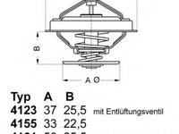 Termostat,lichid racire VW GOLF III Variant (1H5) (1993 - 1999) WAHLER 4123.80D piesa NOUA