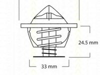 Termostat lichid racire VW TRANSPORTER IV bus 70XB 70XC 7DB 7DW 7DK TRISCAN 86206282