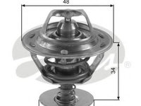 Termostat NISSAN SERENA (C23M) (1992 - 2001) GATES TH39082G1