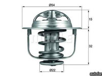 Termostat OPEL ASTRA G limuzina (F69_) MAHLE ORIGINAL TX 120 89D