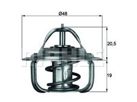 Termostat Opel Corsa C Astra G 1.6 8v Z16SE Behr