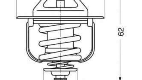 Termostat OPEL VECTRA B 36 WAHLER 3467.85D