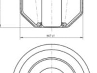 Termostat sistem racire (83?C) CITROEN XSARA, ZX, FIAT DUCATO, ULYSSE, LANCIA ZETA, PEUGEOT 306, 406, 605, 806, BOXER 1.8/1.9/2.0 03.94-03.05