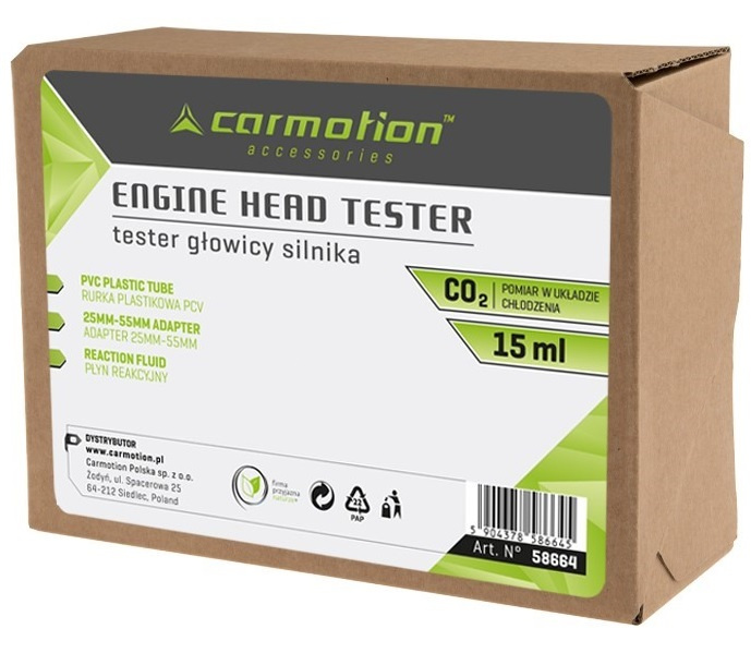 Tester De Scurgeri A Garniturii Capului Co2 + 15 M