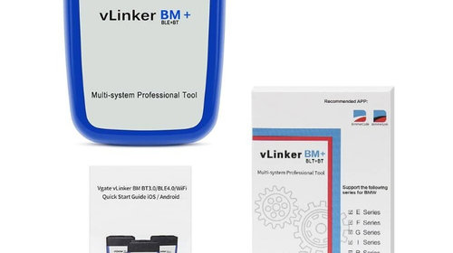 Tester diagnoza BMW Vgate VLinker BM+, BimmerCode,BimerLink, Resetari, Live Data, Regenerare DPF, Programare