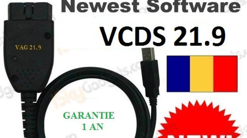 Tester-Interfata VCDS Hex V2 vag-com SOFT 23.3 Ross-Tech Engleza/Romana
