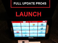 Tester Launch Easydiag T4.0 KIT Auto Profesional, Tableta SAMSUNG 10.1 cu husa militara