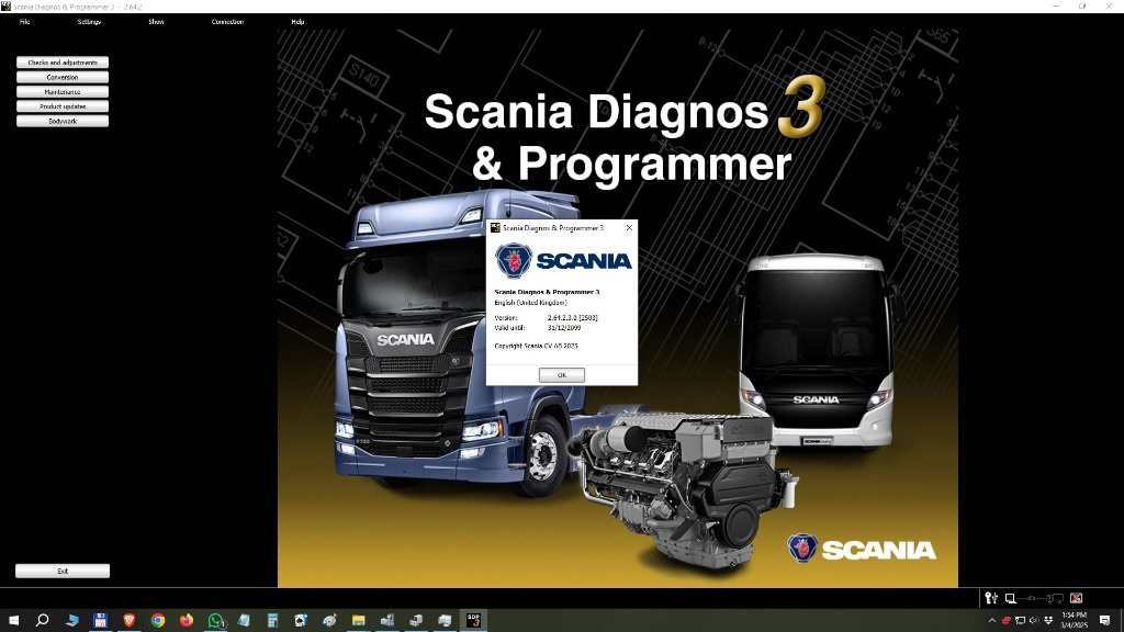 Tester Scania VCI-3 WIFI, SDP3 v2.64.2.3
