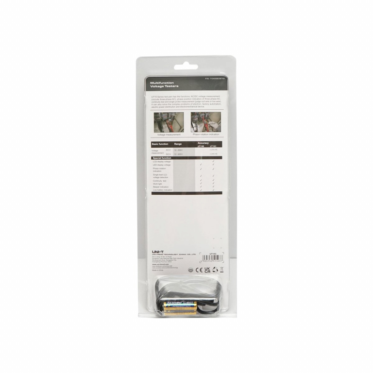 Tester tensiune AC/DC UT15C, 12-690V UNI