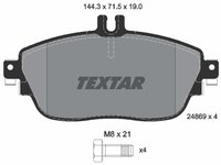 Textar set placute frana fata pt mercedes cla,a-class,gla dupa 2011-