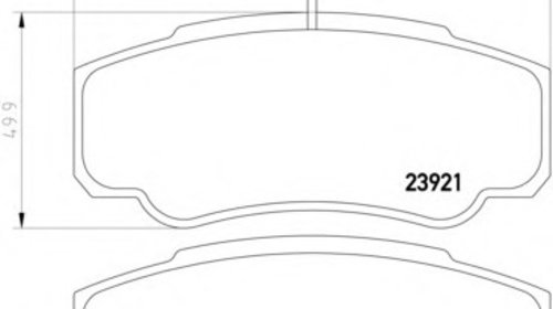 Textar set placute spate pt nissan cabstar,re