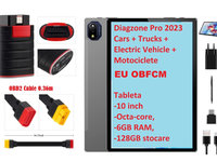 Thinkdiag + tableta 10" + Diagzone 2023 full activat Cars Trucks Electrice Motociclete OBFCM