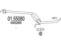 Toba esapament ALFA ROMEO GT 937 MTS 1.5508