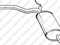 Toba esapament AUDI A4 8E2 B6 BOSAL 282-363