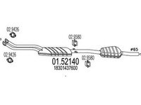 Toba esapament BMW 3 cupe E46 MTS 1.5214