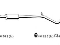 Toba esapament CITROEN C4 cupe LA ERNST 505055