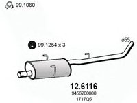 Toba esapament CITROEN JUMPY U6U ASSO 126116