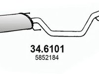 Toba esapament FIAT CROMA 194 ASSO 346101