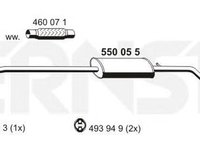 Toba esapament FIAT PUNTO 188 ERNST 550055