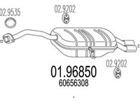 Toba esapament finala ALFA ROMEO 166 936 MTS 1.9685