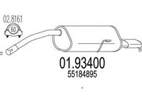 Toba esapament finala ALFA ROMEO GT 937 MTS 1.934