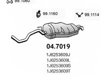 Toba esapament finala AUDI A3 8L1 ASSO 047019