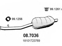 Toba esapament finala BMW 3 Cabriolet E36 ASSO 087036