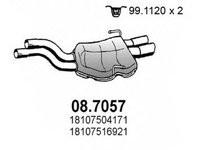 Toba esapament finala BMW 3 Cabriolet E46 ASSO 087057