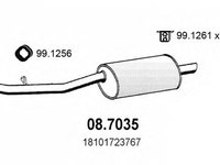 Toba esapament finala BMW 3 cupe E36 ASSO 087035