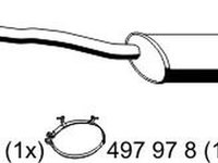 Toba esapament finala BMW 3 cupe E36 ERNST 283106