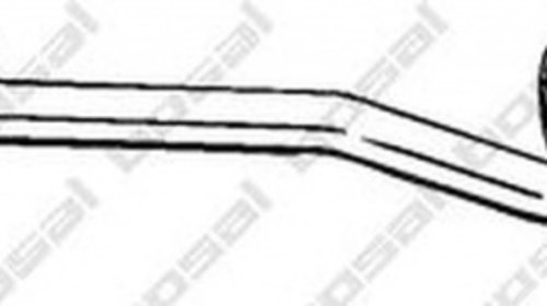 Toba esapament finala BMW 3 E36 BOSAL 287-189