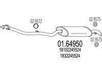 Toba esapament finala BMW 3 E36 MTS 1.6495