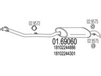 Toba esapament finala BMW 3 Touring E36 MTS 1.6906