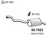 Toba esapament finala BMW 5 E39 ASSO 087053