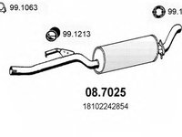 Toba esapament finala BMW 5 Touring E34 ASSO 087025