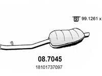 Toba esapament finala BMW Seria 3 Cabriolet (E36) (1993 - 1999) ASSO 08.7045 piesa NOUA