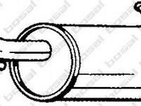 Toba esapament finala CITROËN C3 I (FC_) (2002 - 2016) BOSAL 135-117