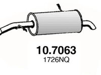 Toba esapament finala CITROËN C3 Pluriel (HB_) (2003 - 2016) ASSO 10.7063