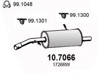 Toba esapament finala CITROEN C3 I FC ASSO 107066