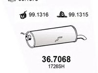 Toba esapament finala CITROEN C4 cupe LA ASSO 367068