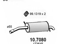 Toba esapament finala CITROEN C5 I Break DE ASSO 107080