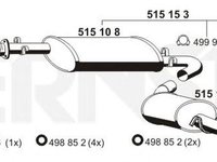 Toba esapament finala CITROEN JUMPER platou sasiu 230 ERNST 515153