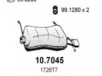 Toba esapament finala CITROEN XSARA cupe N0 ASSO 107045