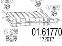 Toba esapament finala CITROEN XSARA N1 MTS 1.6177