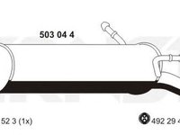 Toba esapament finala CITROEN XSARA PICASSO N68 ERNST 503044