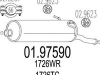 Toba esapament finala CITROEN XSARA PICASSO N68 MTS 1.9759